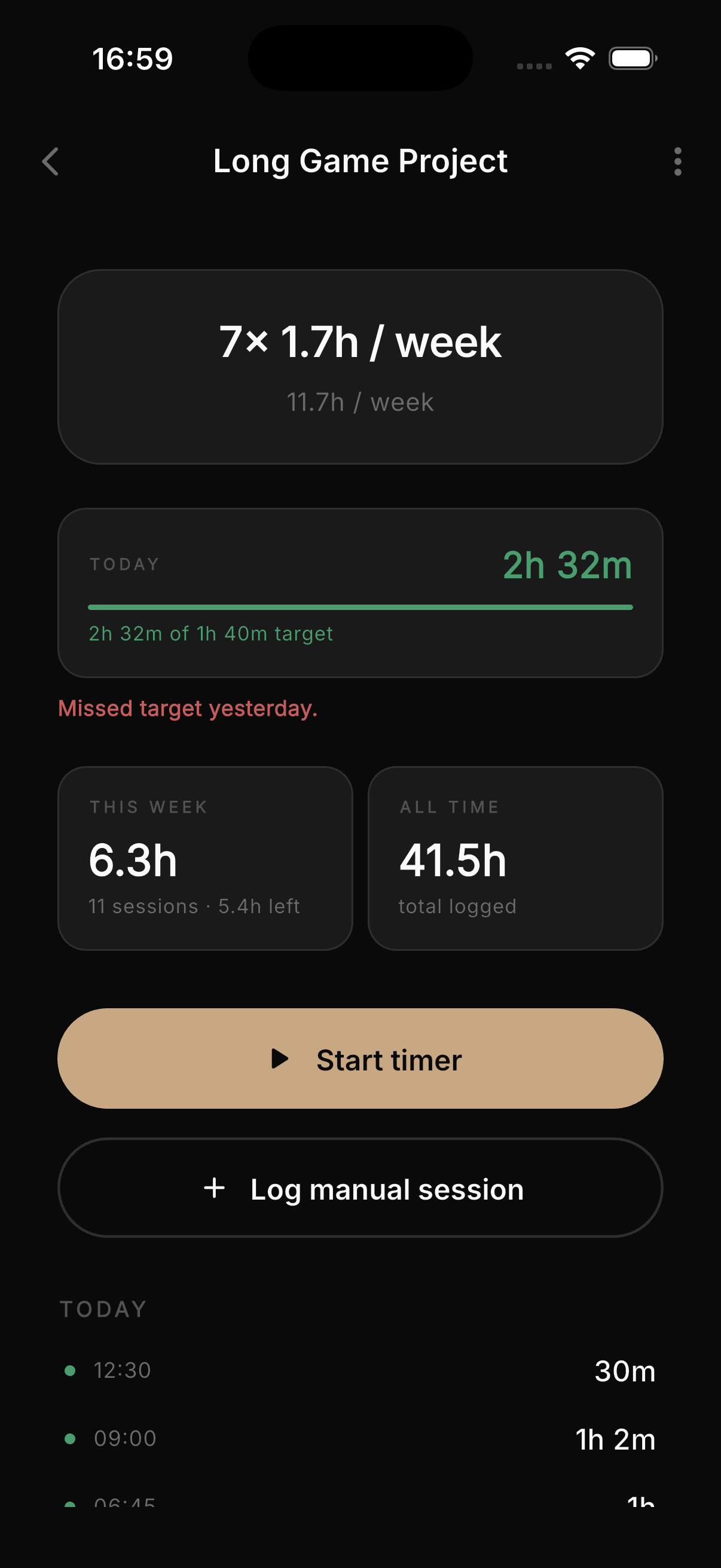 LongGame — Projects